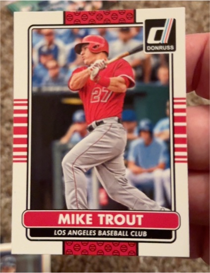 2015 Donruss #100 Mike Trout — front