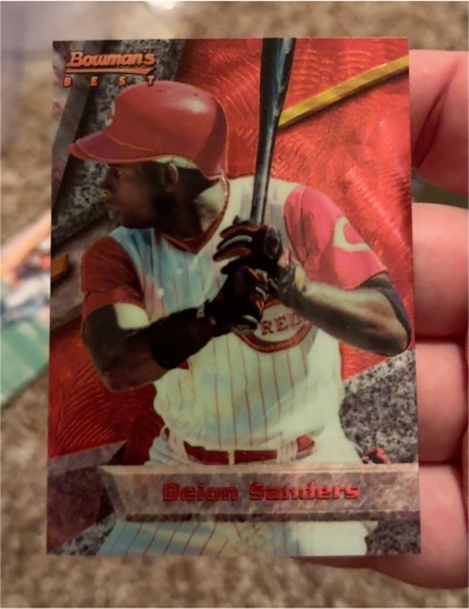 1994 Bowman's Best #38 Deion Sanders — front