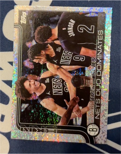 2025-26 Topps #273 Whatever It Takes: Nets Duo Dominates — front