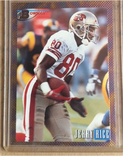 1993 Bowman #340 Jerry Rice — front