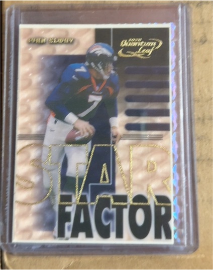 2000 Quantum Leaf Star Factor #SF18 Peyton Manning — front