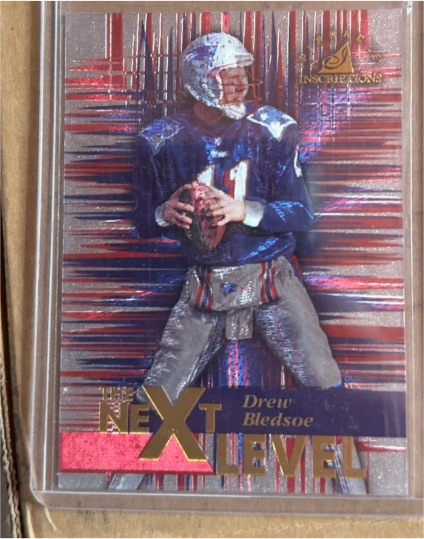 1997 Pinnacle Inscriptions #38 Drew Bledsoe — front