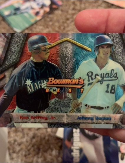 1994 Bowman's Best #96 Ken Griffey Jr. / Johnny Damon — front