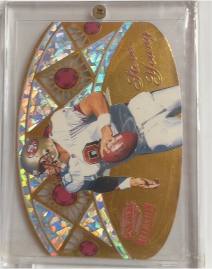 1997 Pacific Revolution Ring Bearers #8 Steve Young — front