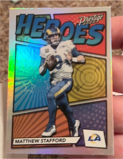 2022 Panini Prestige #H-7 Matthew Stafford — front