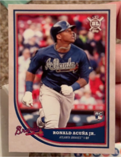 2018 Topps Big League #369 Ronald Acuña Jr. — front