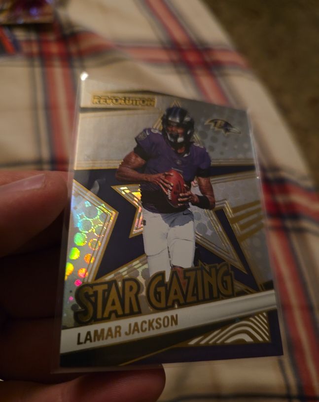 2025 Panini Revolution #1 Lamar Jackson Star Gazing — front