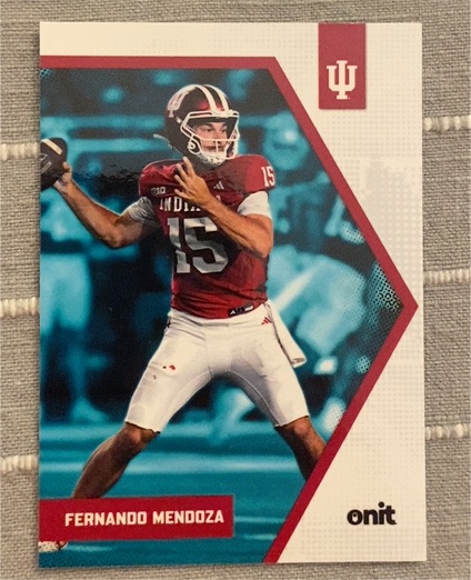 2025 Onit #P-6 Fernando Mendoza — front