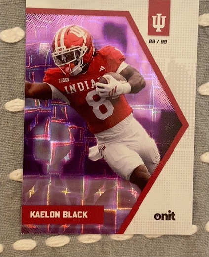 2025 Onit #89 Kaelon Black — front