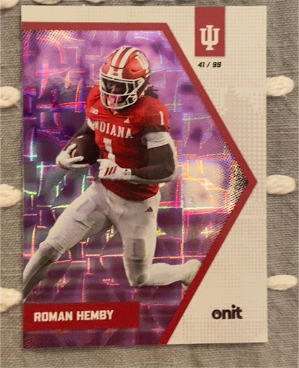2025 Onit #41 Roman Hemby — front