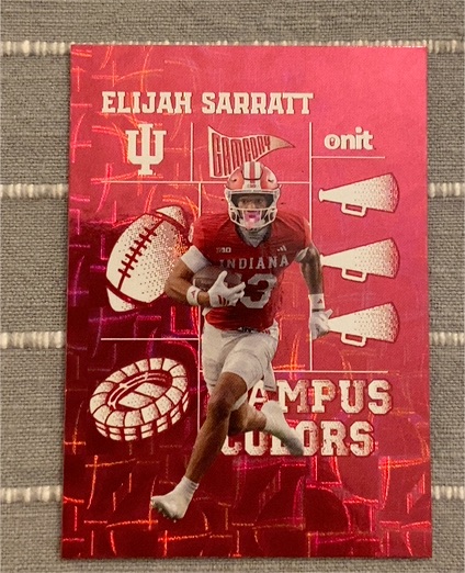 2025 Onit Campus Colors #CC-4 Elijah Sarratt — front