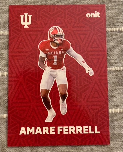 2025 Onit Indiana Hoosiers #F-7 Amare Ferrell — front