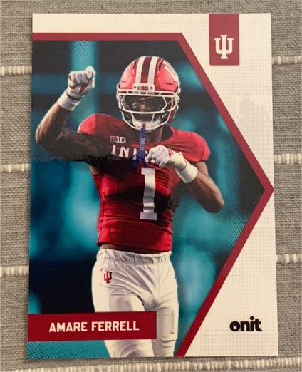 2025 Onit Indiana Hoosiers #B-5 Amare Ferrell — front