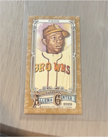 2025 Topps Allen & Ginter #57 Satchel Paige — front