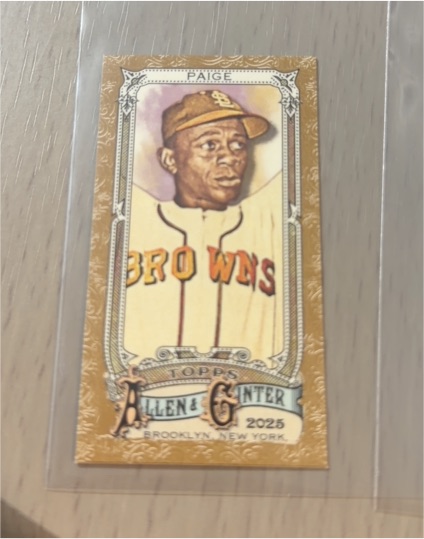 2025 Topps Allen & Ginter #57 Satchel Paige — front