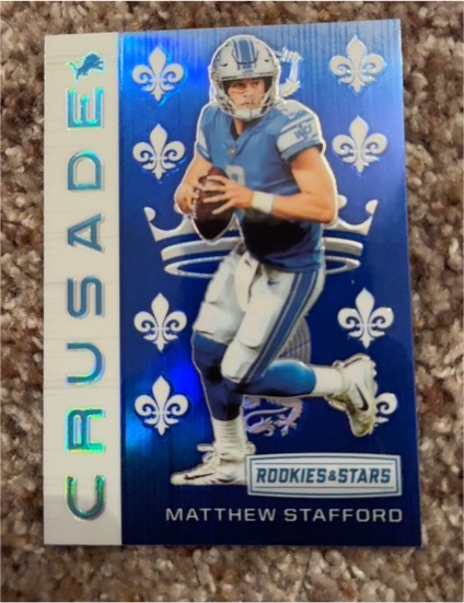 2018 Panini Rookies & Stars #CRU-23 Matthew Stafford Crusade — front