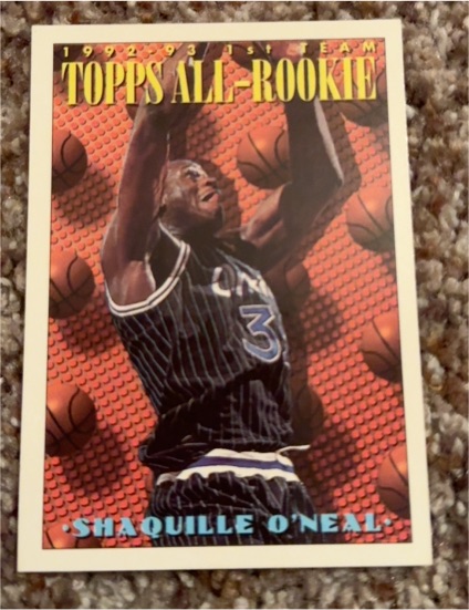 1992-93 Topps All-Rookie #152 Shaquille O'Neal — front