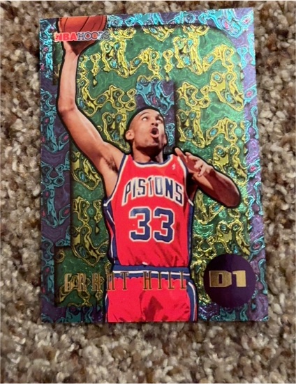 1995-96 Hoops #D1 Grant Hill — front