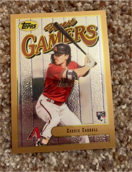 2023 Topps Finest Flashbacks Gamers #14 Corbin Carroll — front