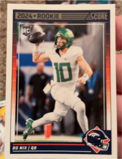 2024 Panini Score #332 Bo Nix — front