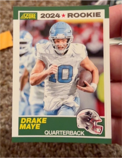 2024 Score 35th Anniversary Rookie #3 Drake Maye — front