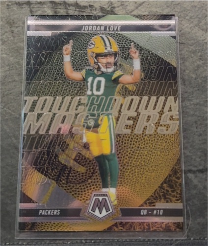 2025 Panini Mosaic #15 Jordan Love Touchdown Masters — front