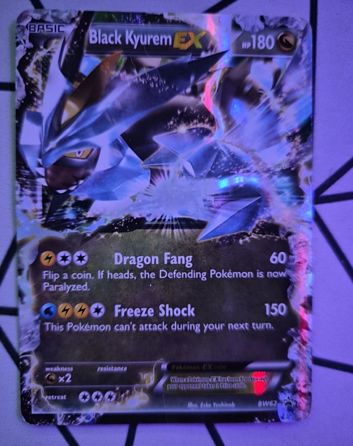 Black Kyurem EX BW62 Black Star Promo — front