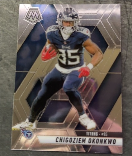 2025 Panini Mosaic #115 Chigoziem Okonkwo — front
