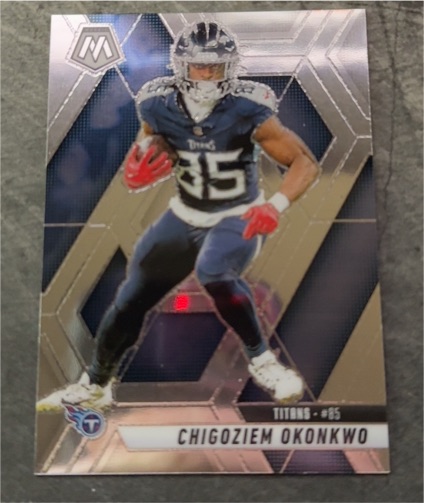 2025 Panini Mosaic #115 Chigoziem Okonkwo — front