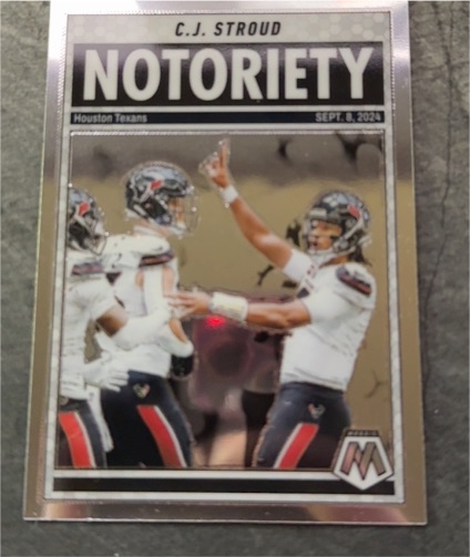 2025 Panini Mosaic #5 C.J. Stroud Notoriety — front