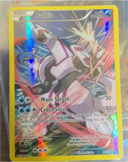 2015 Pokémon XY #XY75 Palkia Full Art Promo — front