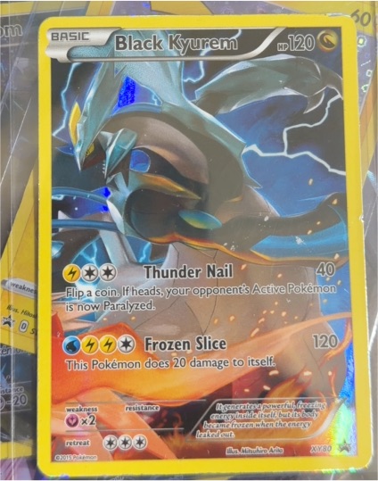 2015 Pokémon XY Black Kyurem #XY80 — front