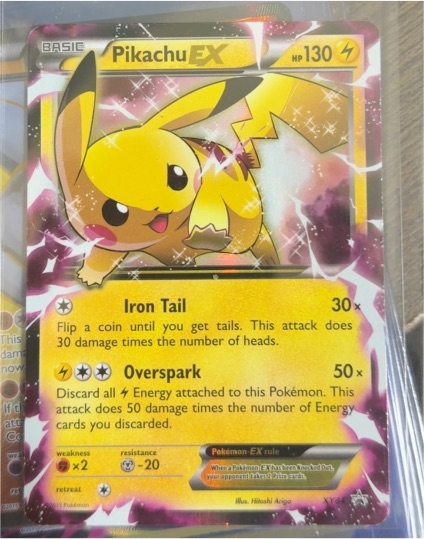 2014 Pokémon Black Star Promo #XY84 Pikachu EX — front