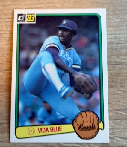 1983 Donruss #34 Vida Blue — front