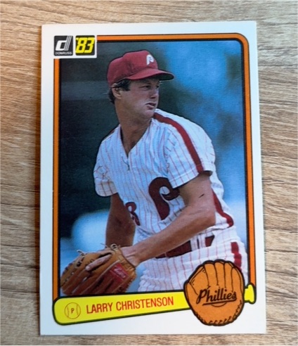 1983 Donruss #345 Larry Christenson — front