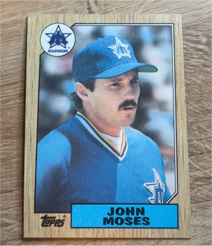 1987 Topps #284 John Moses — front