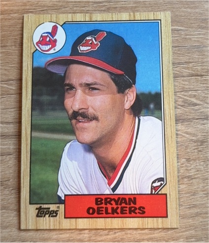 1987 Topps #77 Bryan Oelkers — front