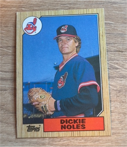 1987 Topps #244 Dickie Noles — front