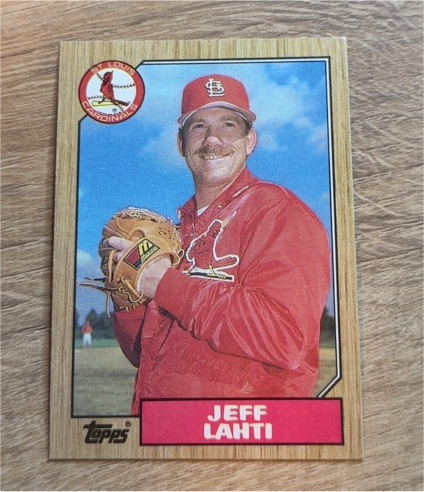 1987 Topps #367 Jeff Lahti — front