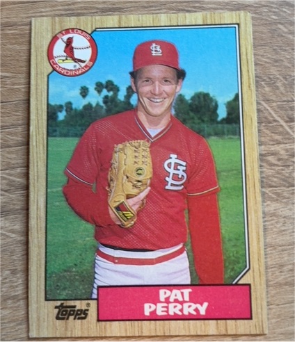 1987 Topps #417 Pat Perry — front