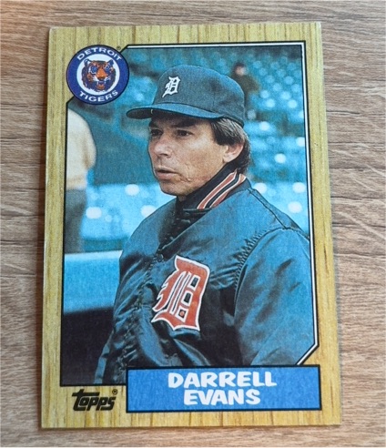 1987 Topps #265 Darrell Evans — front
