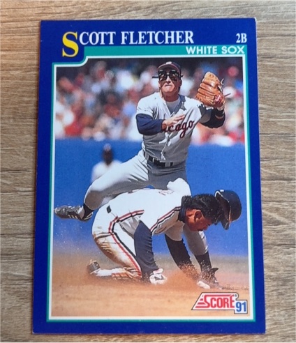 1991 Score #36 Scott Fletcher — front
