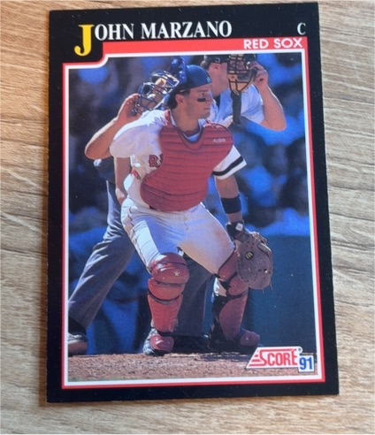1991 Score #831 John Marzano — front