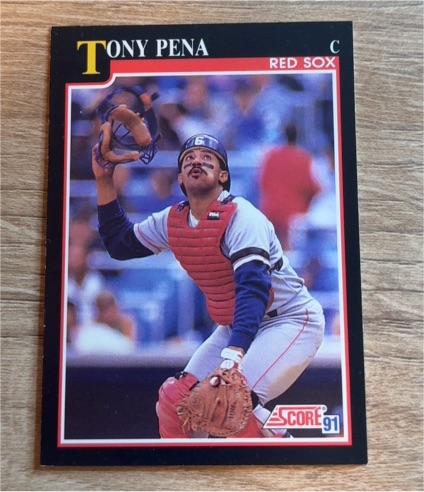 1991 Score #790 Tony Pena — front