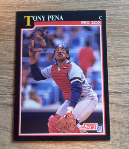 1991 Score #790 Tony Pena — front