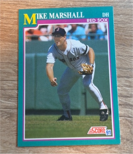 1991 Score #579 Mike Marshall — front