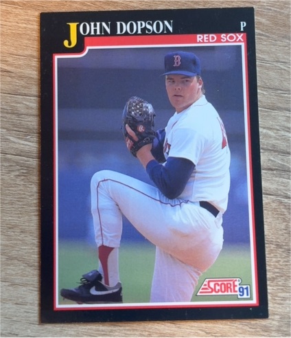 1991 Score #J John Dopson — front