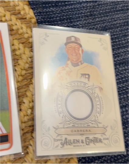 2018 Topps Allen & Ginter #MC Miguel Cabrera — front
