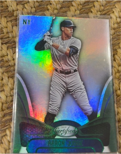 2019 Panini Certified #3 Aaron Judge — front