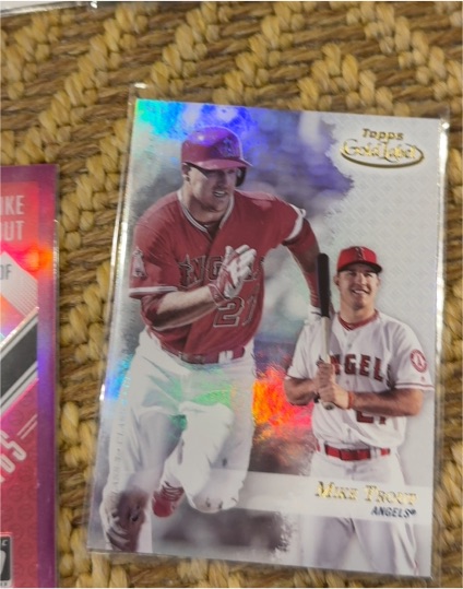 2023 Topps Gold Label Mike Trout — front